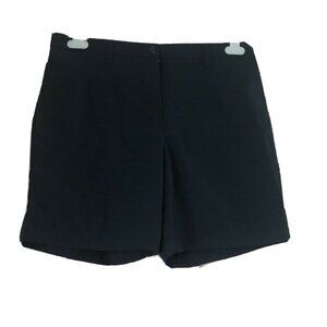 DOC & AMELIA by CINTAS Womens  Blue UNIFORM SHORTS Flat Front size 10 NWOT